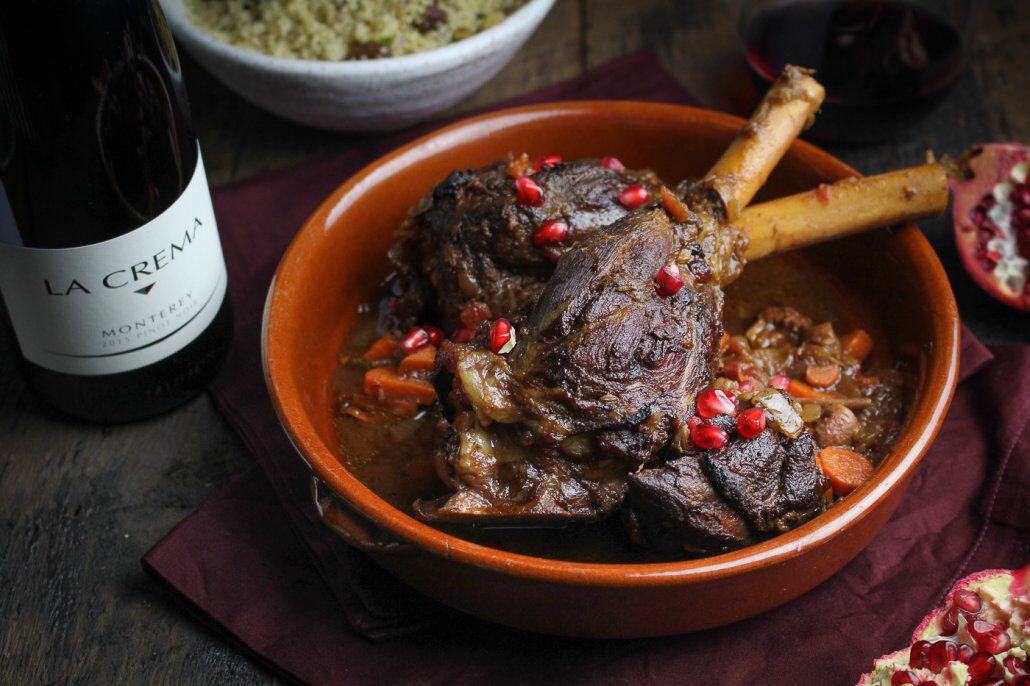 Moroccan lamb with Pinot Noir