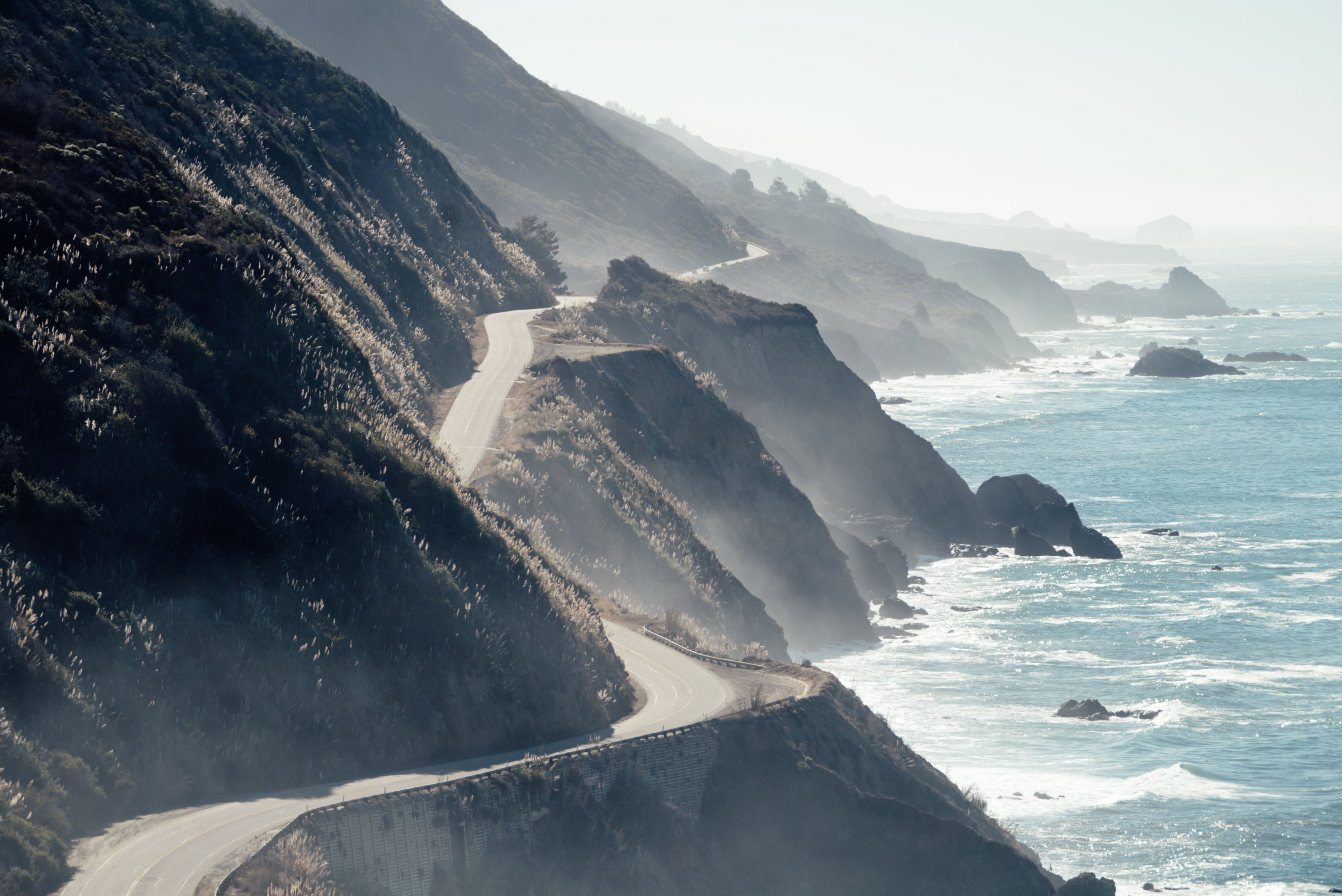 Monterey County cliffs by the ocean