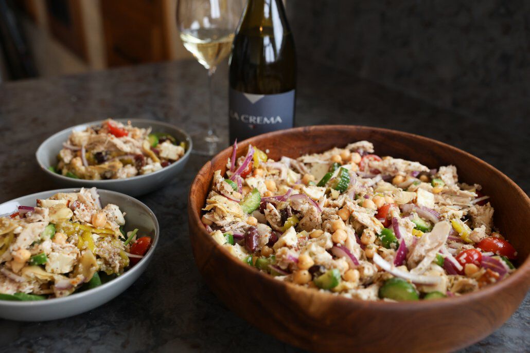 Chopped Chicken Salad with Chardonnay