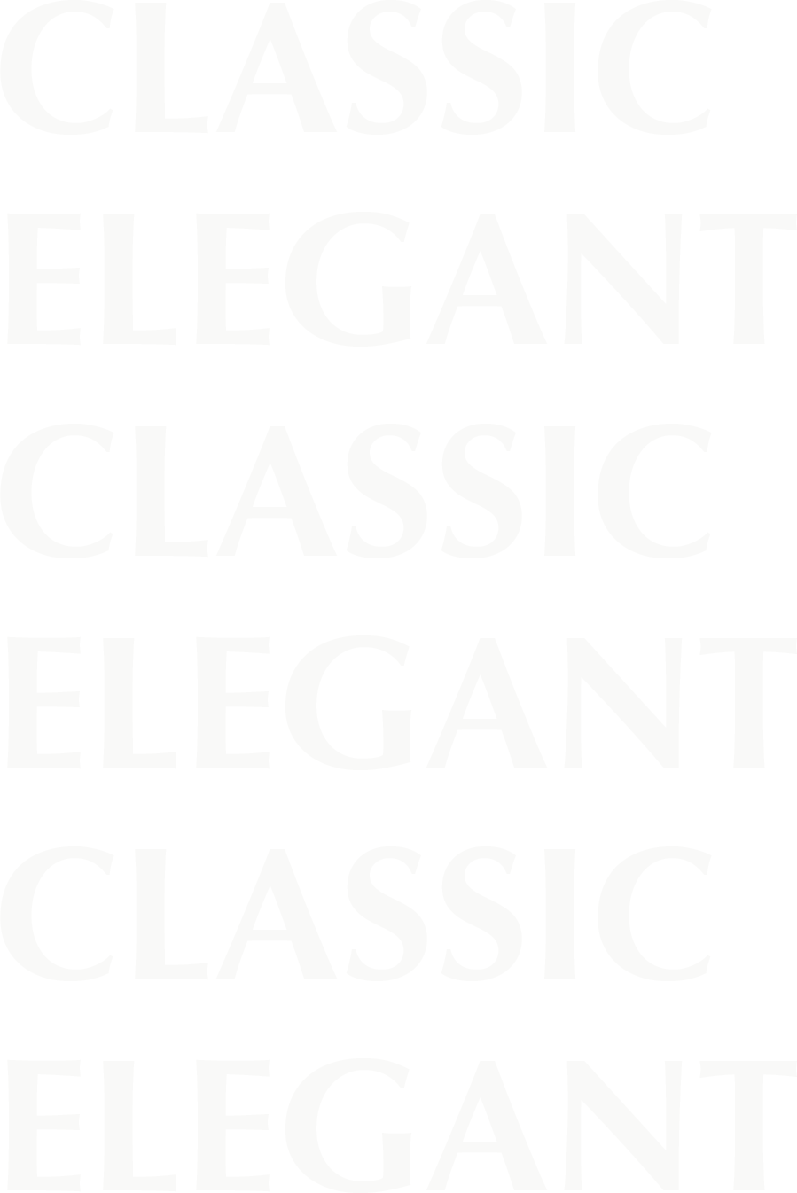 Classic Elegant text