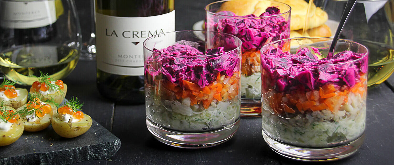 Russian New Year's Menu: A Modern 'Herring Under a Fur Coat'
