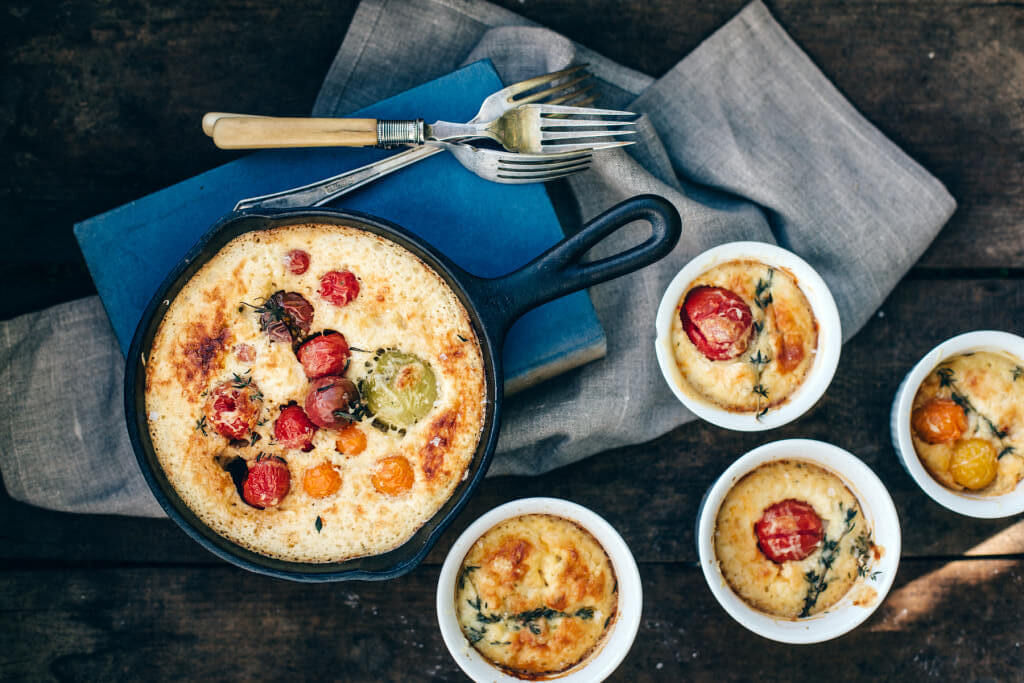 Savory Tomato Clafoutis