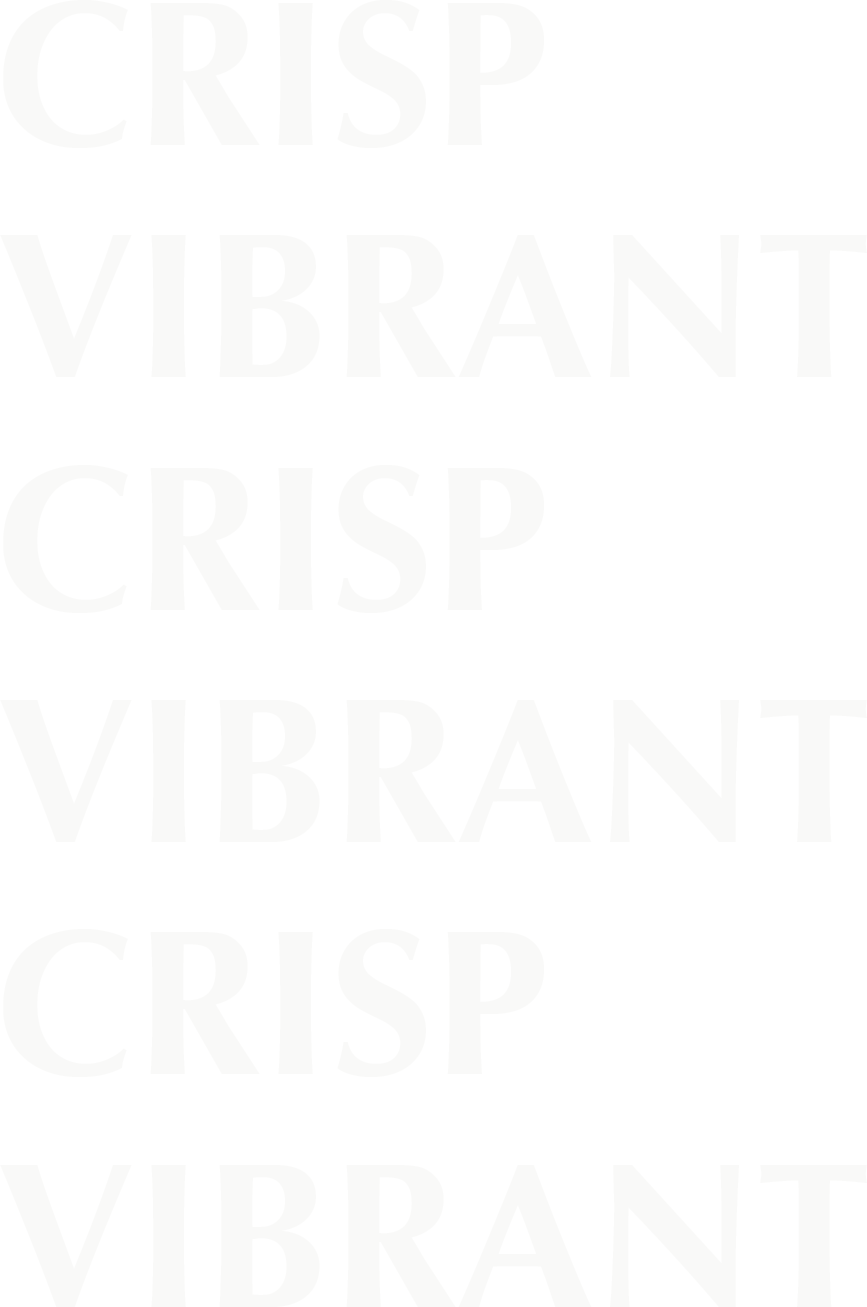Crisp Vibrant text