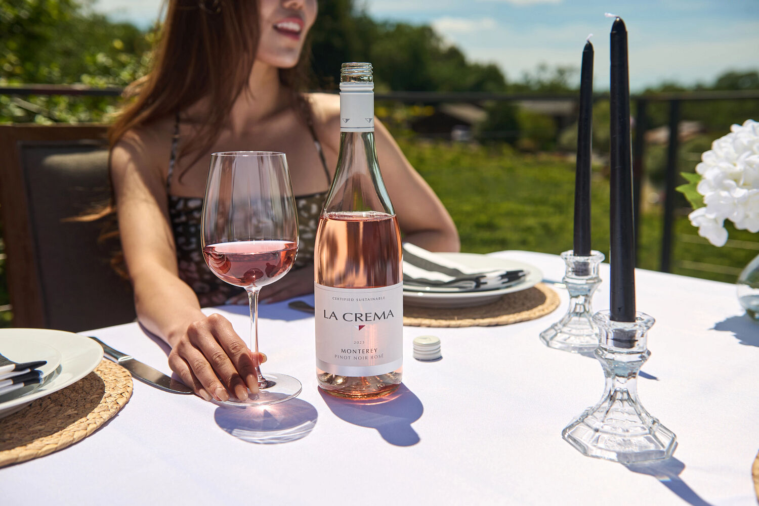 La Crema Rosé wine