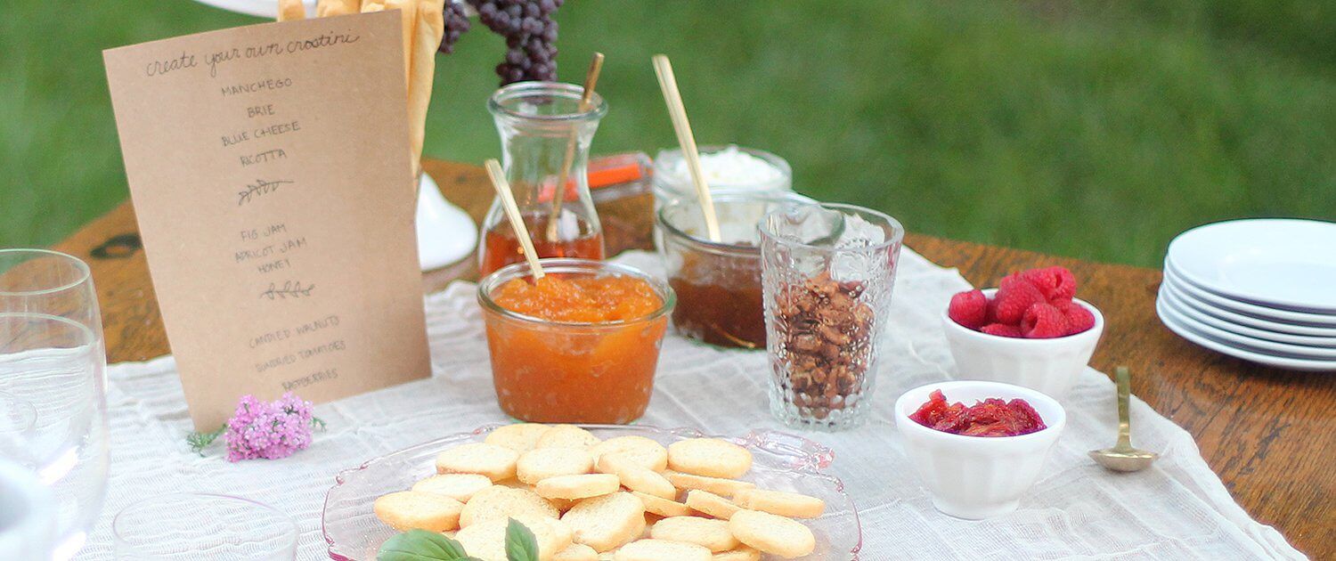 Create Your Own Crostini Bar