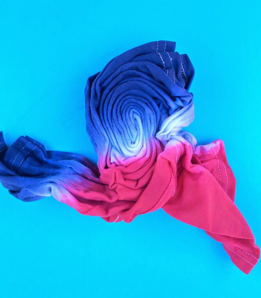 Finished tie dye