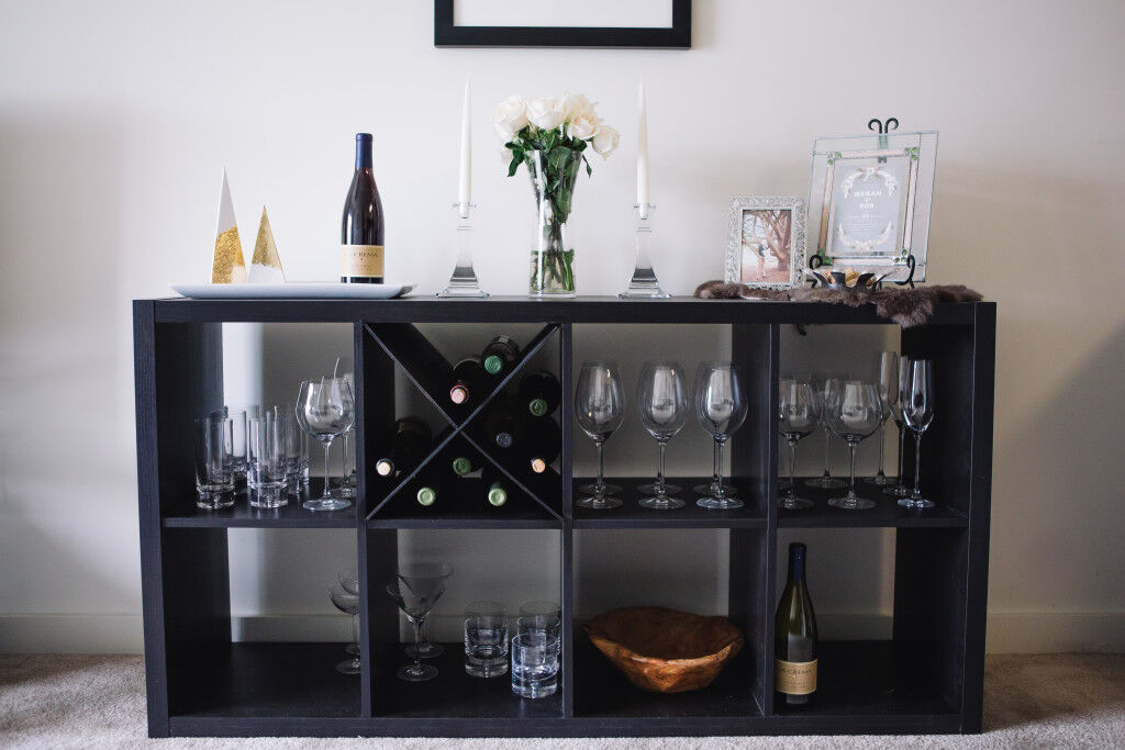 DIY ikea wine rack