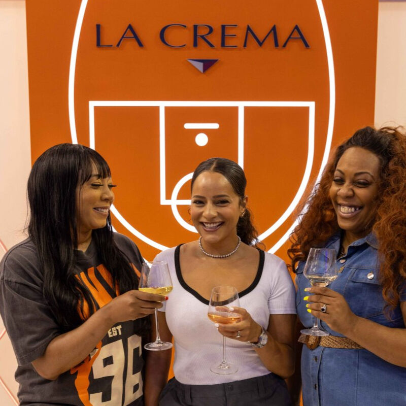 La Crema WNBA activation La Crema WNBA activation