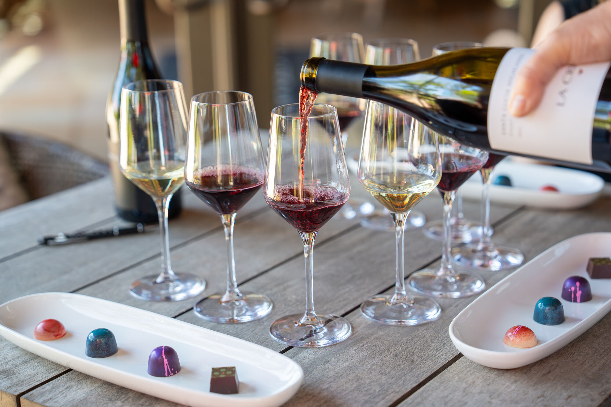 La Crema Chocolate and wine pairing