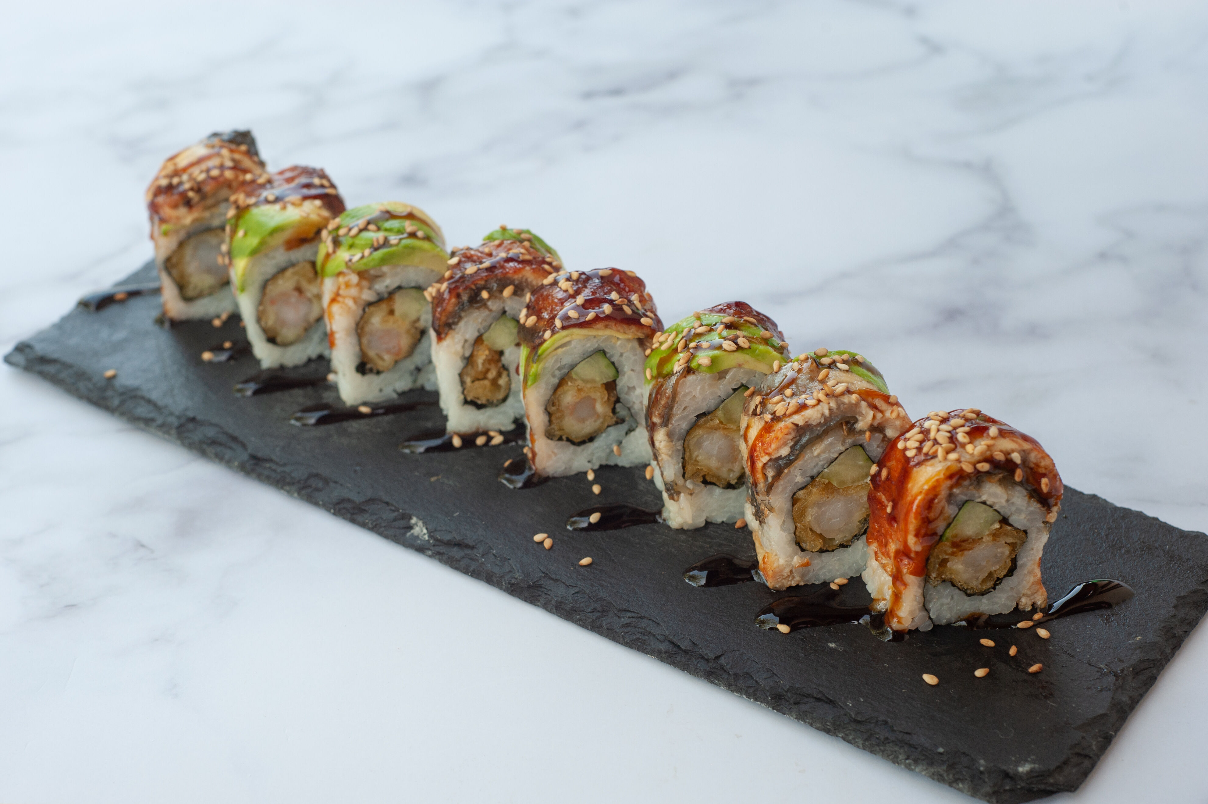 Dragon Roll sushi