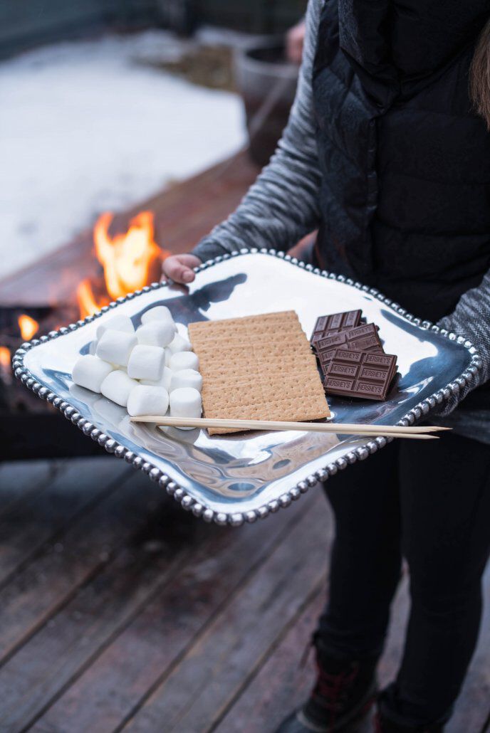 S'mores on a platter
