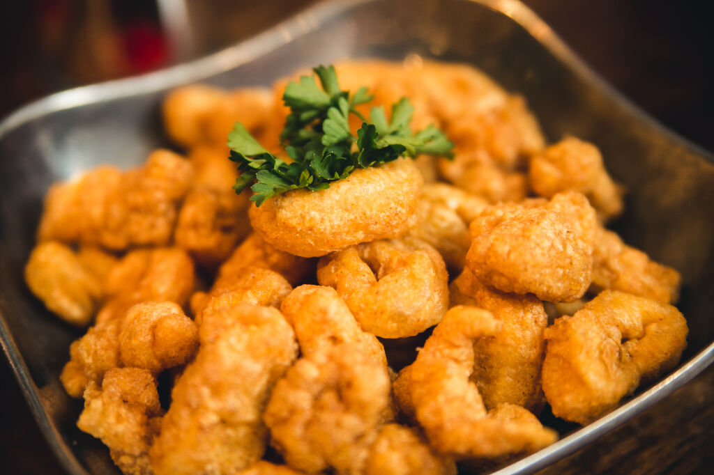 Calamari with garnish