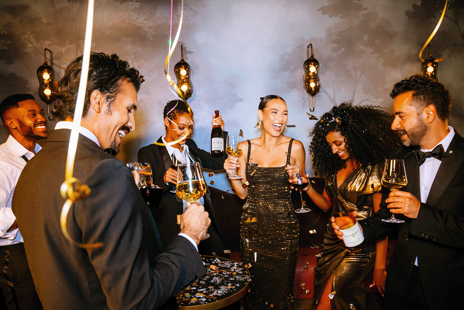 Celebrating with La Crema wine