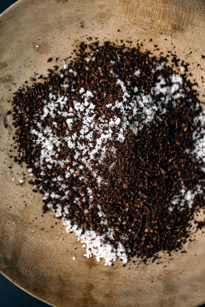 Coffee scrub mix