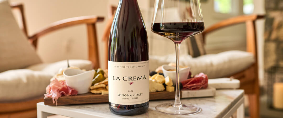 La Crema Pinot Noir with Charcuterie