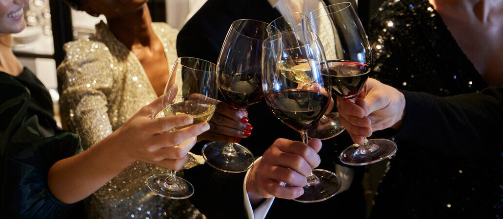 Cheers with La Crema wine