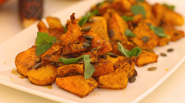 Spiced winter squash
