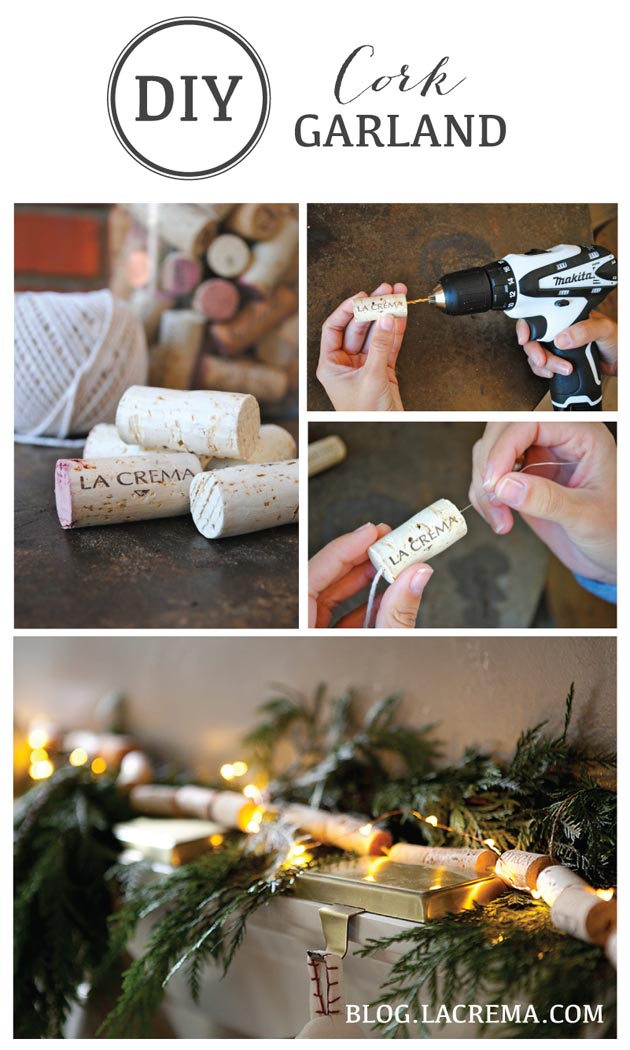 DIY Cork Garland