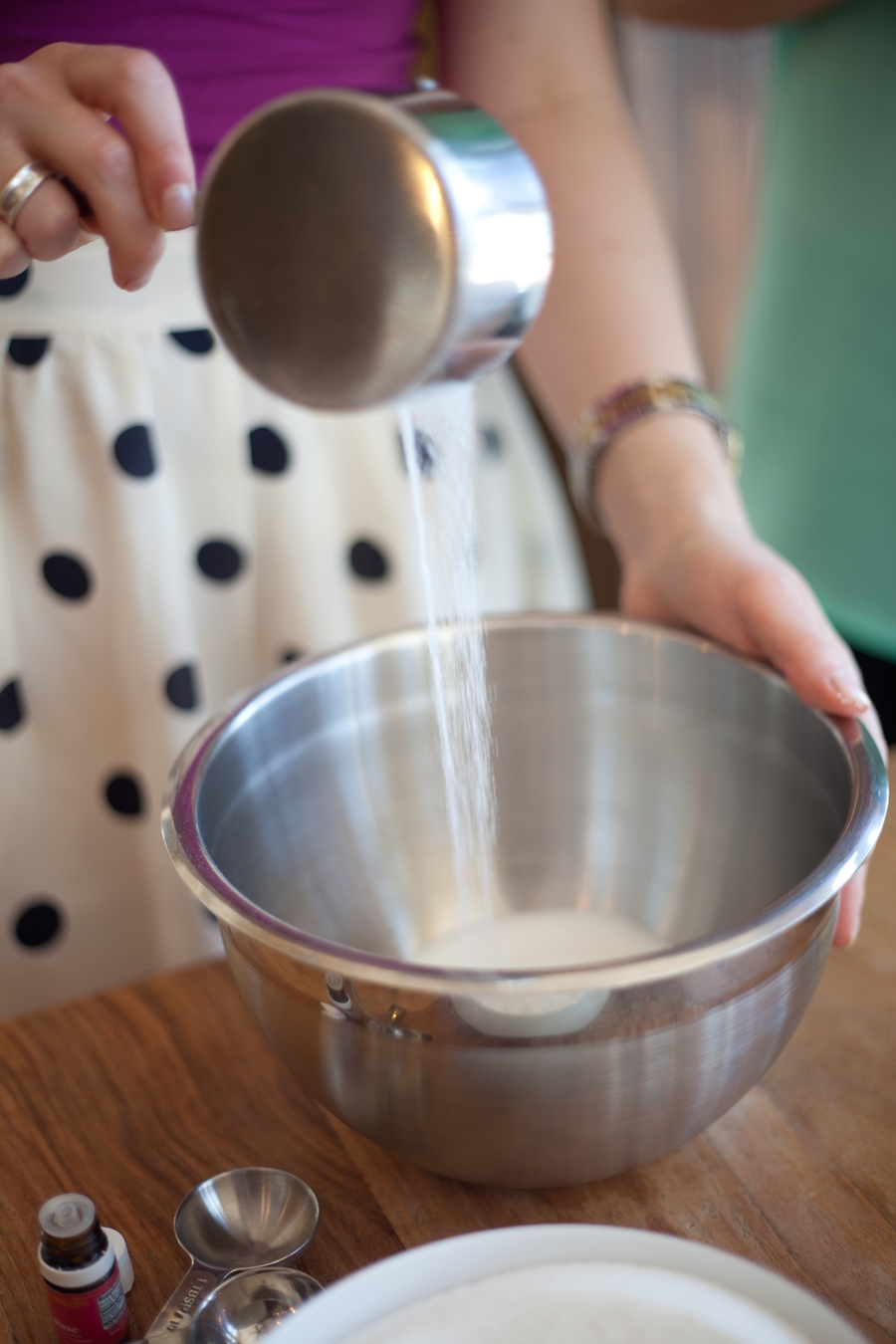 Add ingredients to bowl and combine.