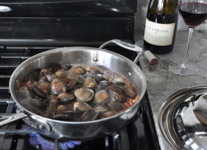 Clams, Chorizo & Pinot Noir