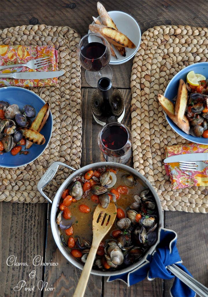 This brothy, Spanish tapas-style dish is a delicious combination, especially when paired with our bright, floral Willamette Pinot Noir.