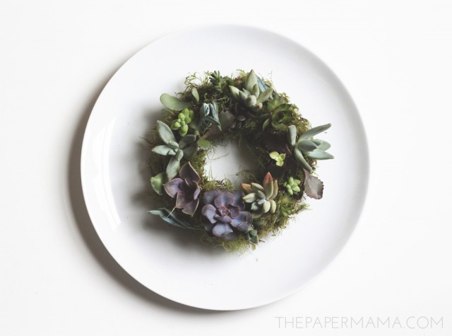 This gorgeous mini succulent wreath DIY screams summer. Makes a terrific hostess, or housewarming gift.