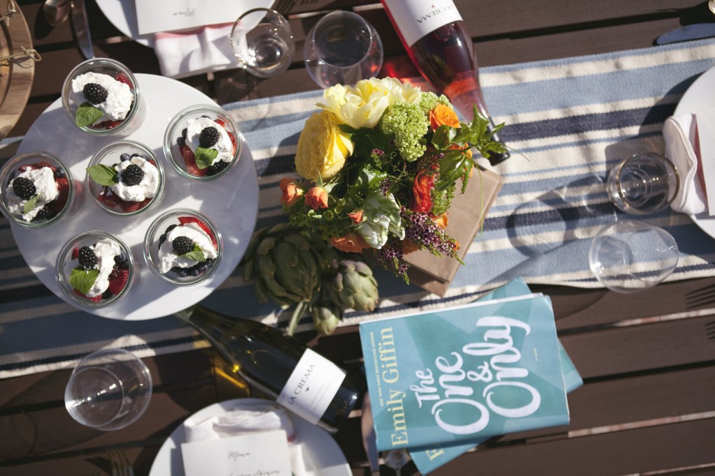 Entertainment ideas for a book club. With the warm weather returning to our costal Southern California town, we wanted to capture the colors and flavors of spring.