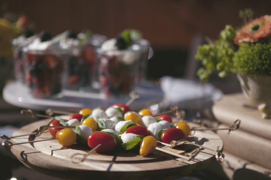 Caprese salad on a stick? Heck yes!