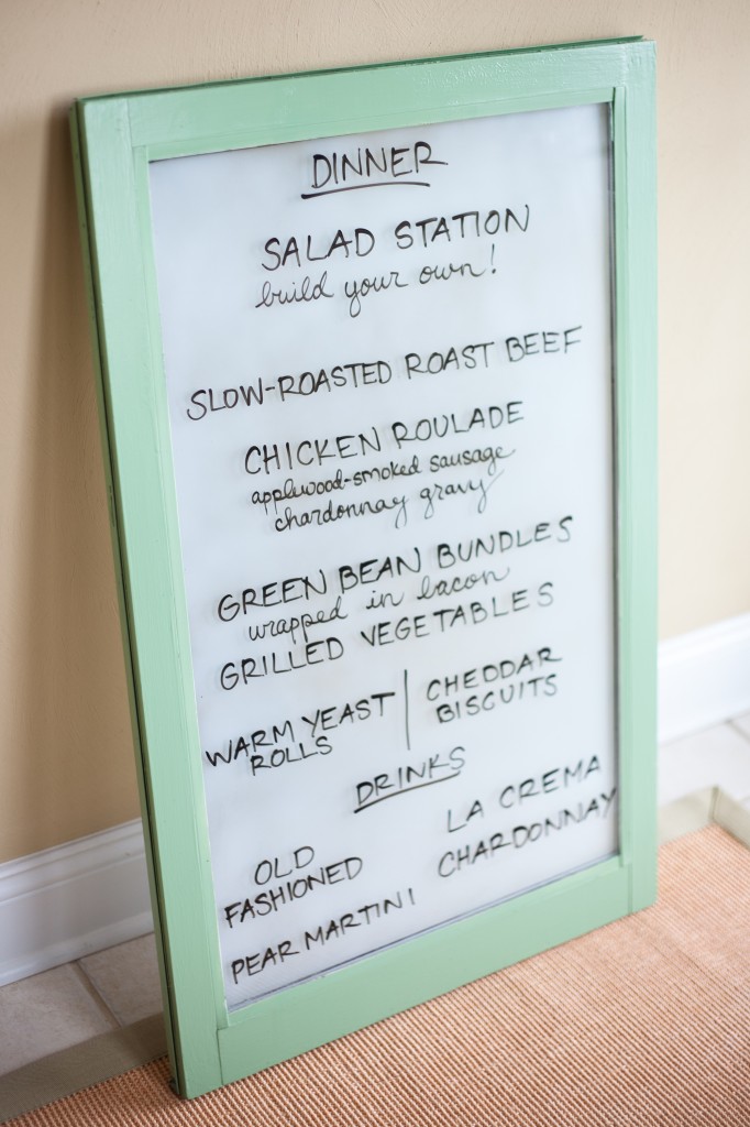 DIY Menu Board: A really fun and cost-effective way to add a little more personality 
