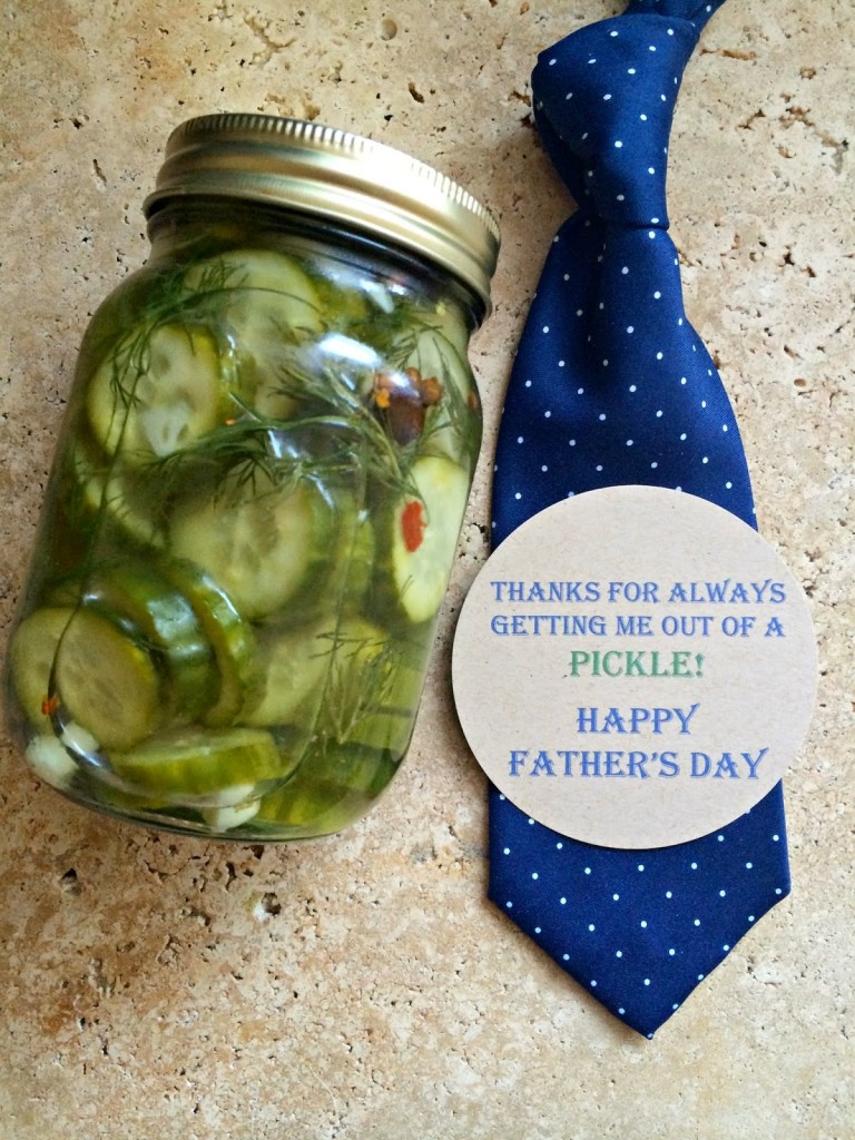 Here’s a delicious project to bring to the Father’s Day BBQ, or any other time you need to thank dad for getting you out of a pickle.