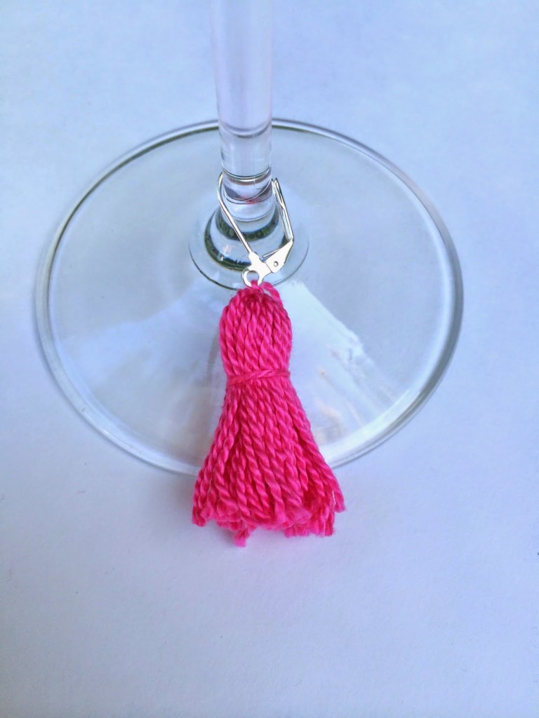 Completed DIY wine charm. Learn how to make this on the La Crema Blog.