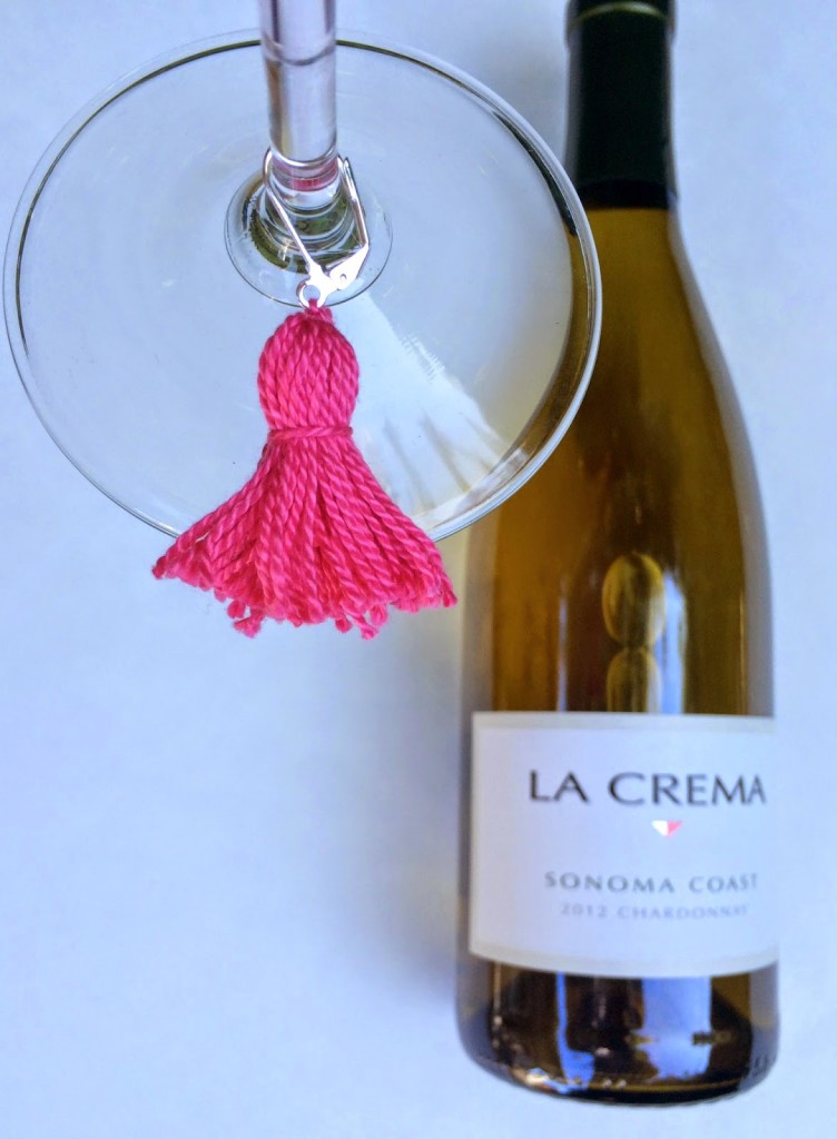 DIY Wine Charm Tassels. 