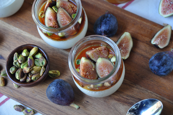 This recipe is easy and delicious and is perfect for a late summer party or dinner al fresco. Best part is, there is no need to turn on an oven for this recipe. The figs and the mascarpone cheese do all the work for you. Enjoy!