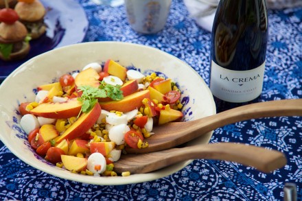 Peach & Corn Salad