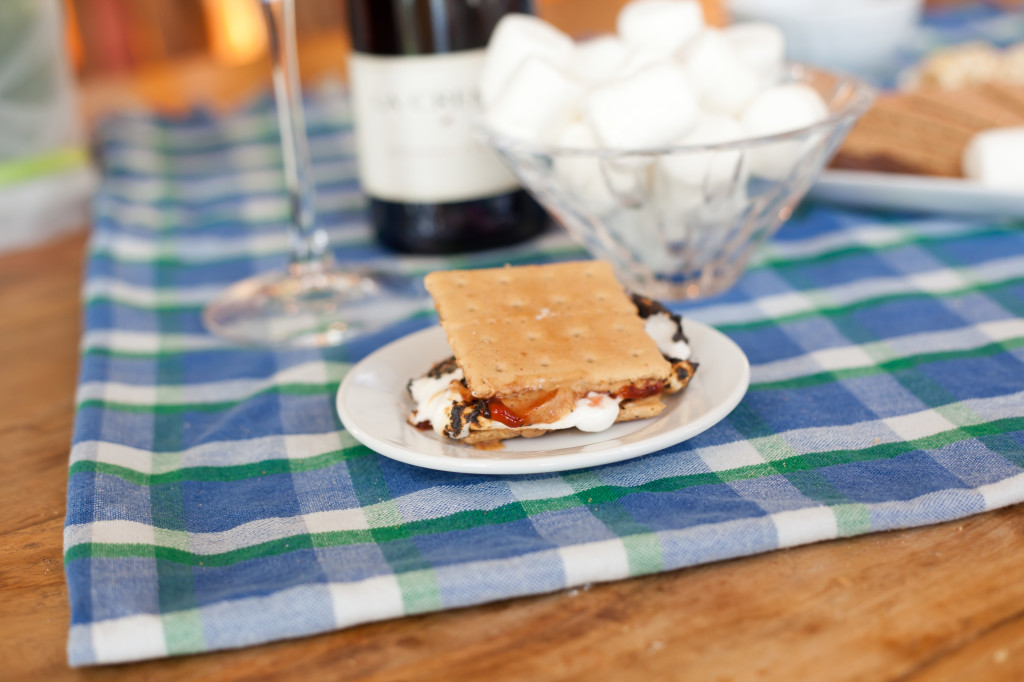 Sounds weird, tastes amazing: PB&J s'mores.