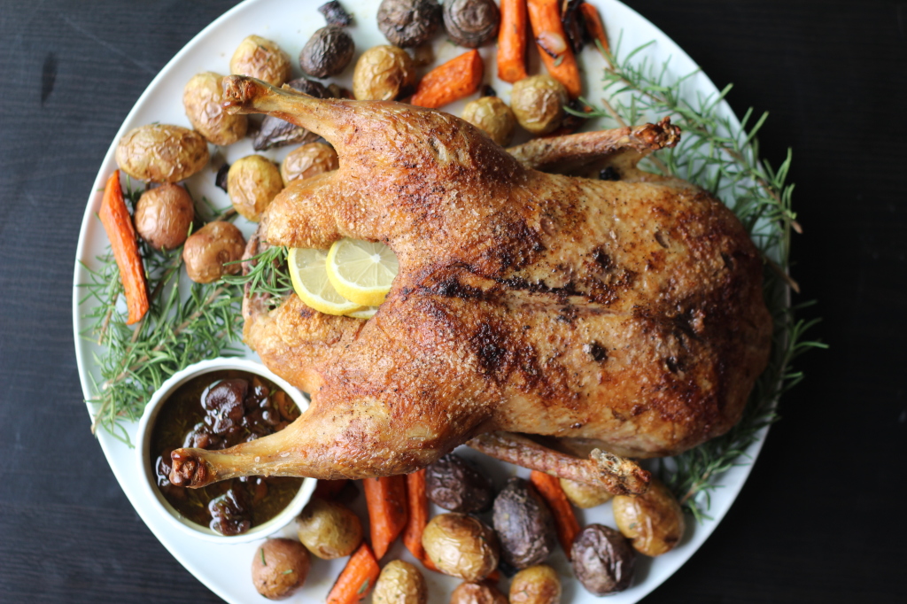 Succulent roast duck, our Anderson Valley Pinot and some deserving guests = a perfect evening. Get the recipe on our blog.