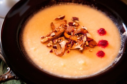 Zombie Brains Roasted Cauliflower Soup