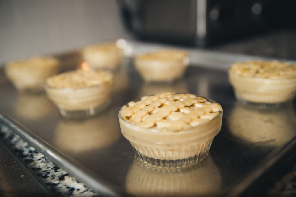 Lobster Pot Pies ready for the oven