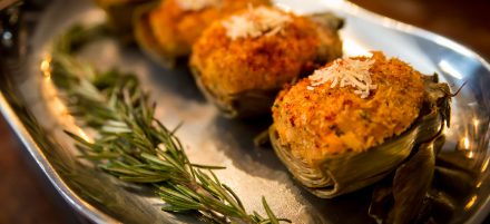 Feast of the Seven Fishes: Crab Stuffed Artichokes