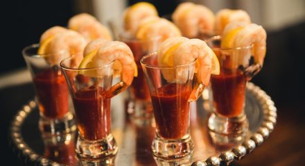 Feast of the Seven Fishes: Shrimp Cocktail Shooters