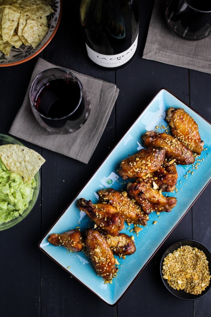 Korean Gochujang Wings #lacremastyle #FootballFood