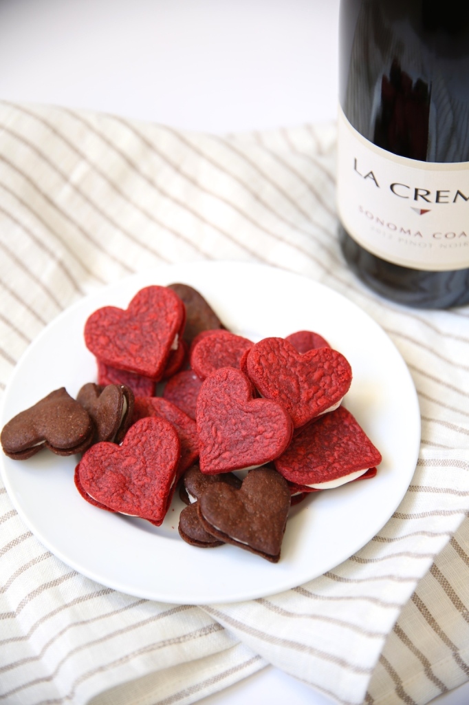 Valentine's Day ideas - red velvet cookies