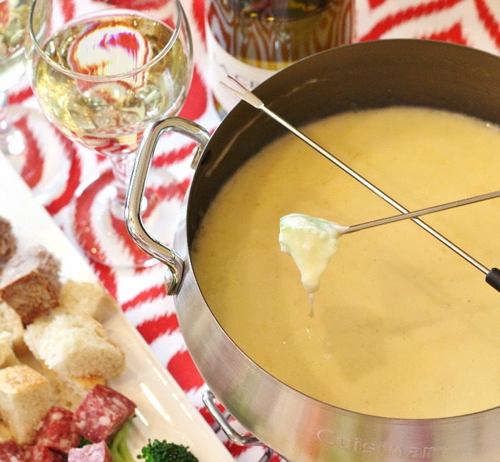 Cheese Fondue For Two - Valentines Menu