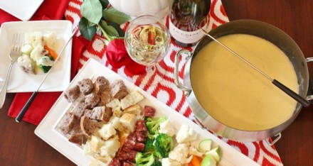 Romantic Cheese Fondue for Two