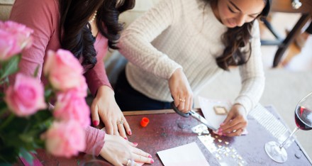 DIY: Dip-Dyed Valentines