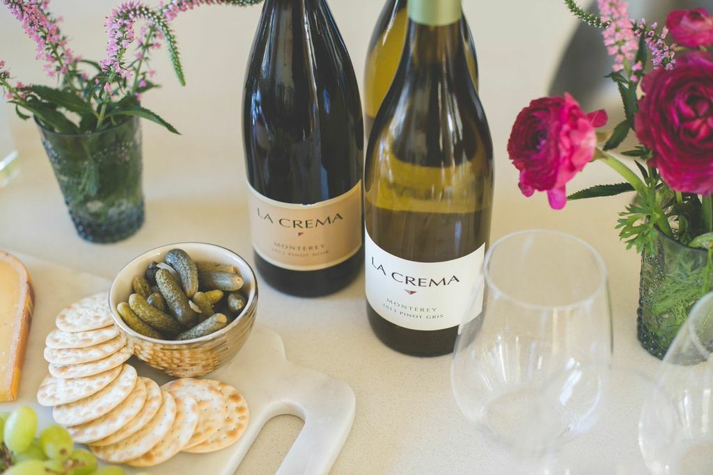La Crema Monterey Pinot Gris and Pinor Grigio are great choices for a happy hour!