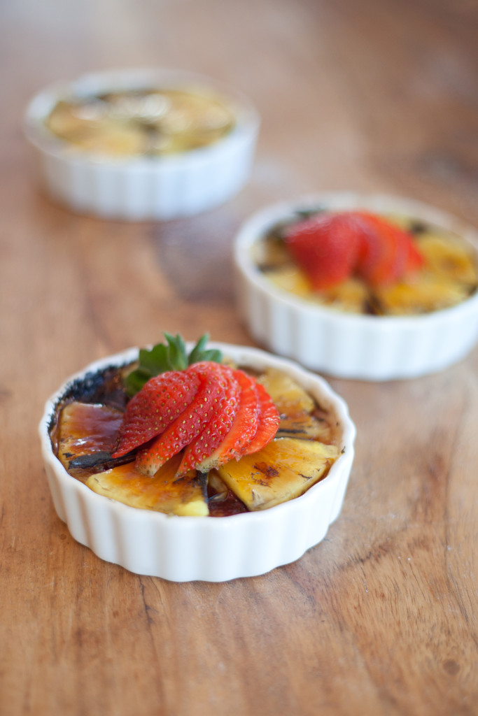 Pineapple Coconut Crème Brûlée get the recipe on our blog!