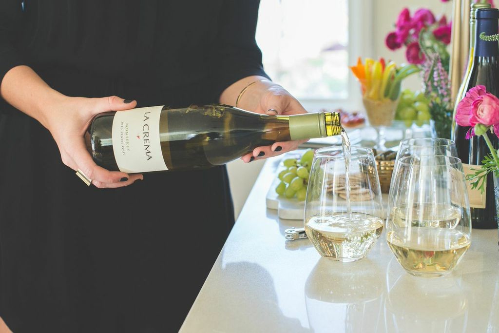 La Crema Pinot Gris is perfect for a happy hour!
