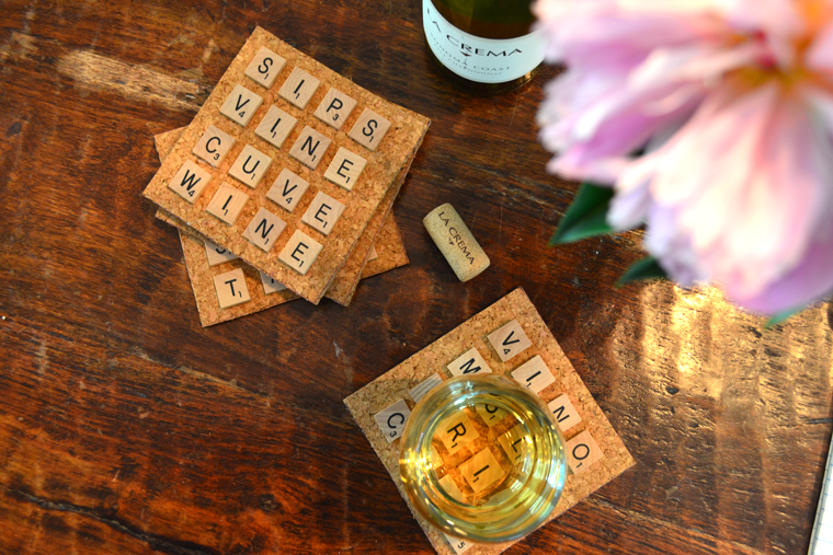 DIY Wine Coasters