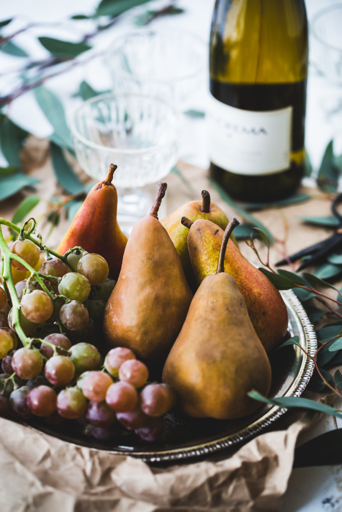 Jasmine White Wine Poached Pears